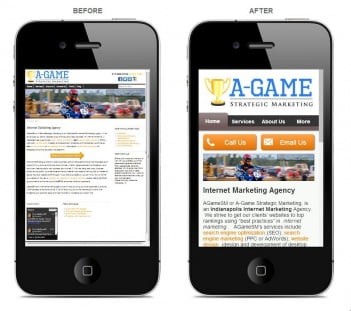 AGameSM Desktop vs. Mobile Site